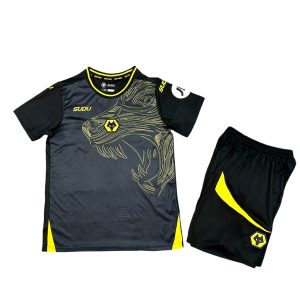 Kit infantil de visitante de los Wolves 2024/25