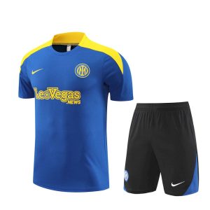 Camiseta de entrenamiento + pantalón corto del Inter de Milán para adultos 14001 2024/25