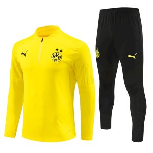 Sudadera y pantalón de adulto con media cremallera del Borussia Dortmund 14001 2024/25