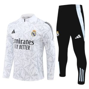 Sudadera y pantalón de adulto con media cremallera del Real Madrid 14001 2024/25