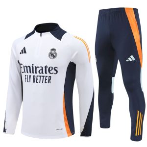 Sudadera y pantalón de adulto con media cremallera del Real Madrid 14001 2024/25
