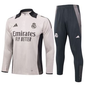 Sudadera y pantalón de adulto con media cremallera del Real Madrid 815 2024/25