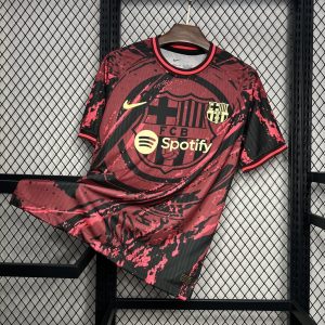 Camiseta roja de edición especial del Barcelona 2024/25