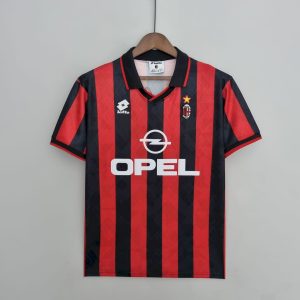 Camiseta retro local del AC Milan 1995/96