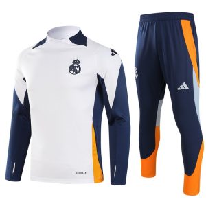 Sudadera y pantalón de adulto con media cremallera del Real Madrid 902 2024/25