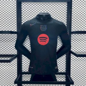 Camiseta de manga larga de visitante del Barcelona, versión de jugador 2024/25