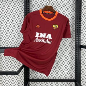 Camiseta retro local de la AS Roma 2000/01
