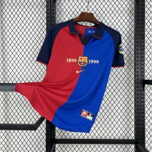 Camiseta retro del Barcelona 99, edición del centenario 1899/19