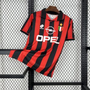 Camiseta retro local del AC Milan 1996/97