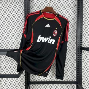 Camiseta retro de manga larga de la tercera equipación del AC Milan 2006/07