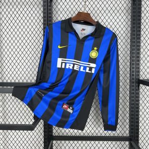 Camiseta retro de manga larga de local del Inter de Milán 1998/99