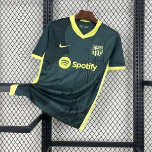 Camiseta de entrenamiento verde oscuro del Barcelona 2024/25