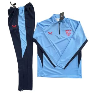 Sudadera y pantalón de adulto con media cremallera del Sevilla FC SL 2024/25
