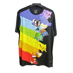 Camiseta negra de Pokémon Journeys de Japón 2024/25