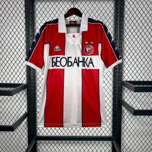 Camiseta retro local del Estrella Roja de Belgrado 1995/97