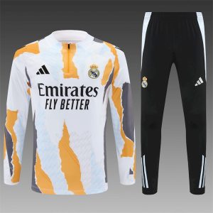 Sudadera y pantalón de adulto con media cremallera del Real Madrid 14001 2024/25