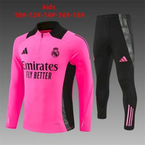 Sudadera y pantalón de media cremallera del Real Madrid para niños 14001 2024/25