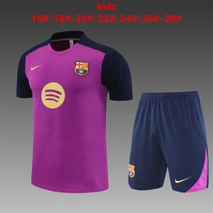 Camiseta de entrenamiento del Barcelona para niños + pantalón corto 14001 2024/25