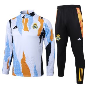 Sudadera y pantalón de adulto con media cremallera del Real Madrid 815 2024/25