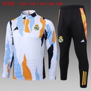 Sudadera y pantalón de media cremallera del Real Madrid para niños 815 2024/25