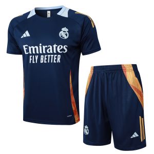 Camiseta de entrenamiento del Real Madrid para adultos + pantalón corto 815 2024/25