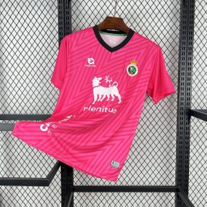 Camiseta rosa de portero del Racing de Santander 2024/25