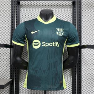 Camiseta de entrenamiento verde oscuro del Barcelona Versión jugador 2024/25