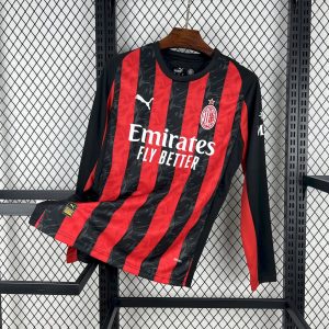Camiseta de manga larga de local del AC Milan 2025/26