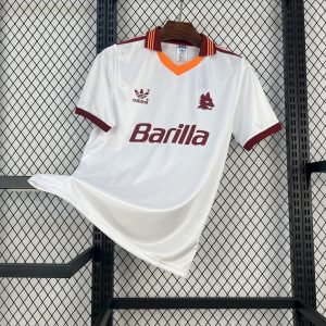 Camiseta retro de visitante de la AS Roma 1992/93