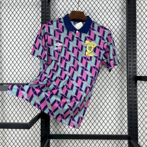 Camiseta retro de visitante de Escocia 1988/89