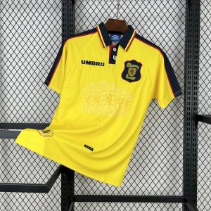 Camiseta retro de visitante de Escocia 1996/98