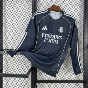 Camiseta de manga larga de visitante del Real Madrid 2025/26