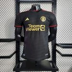 Camiseta negra del Manchester United, versión de jugador 2023/24