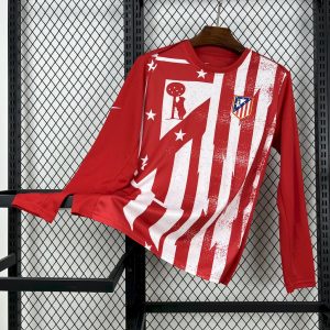 Camiseta de manga larga de entrenamiento prepartido del Atlético de Madrid 2025/26