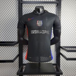 Camiseta de visitante del Barcelona Travis Scott (versión jugador) 2024/25