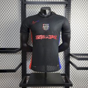 Camiseta de visitante del Barcelona Travis Scott (versión jugador) 2024/25