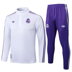 Sudadera y pantalón de adulto con media cremallera del Real Madrid 815 2025/26
