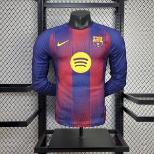 Camiseta de manga larga de local del Barcelona, versión de jugador 2025/26