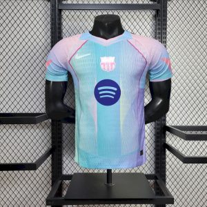 Camiseta edición especial azul del Barcelona versión jugador 2025/26
