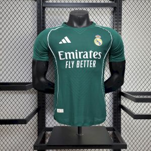 Camiseta edición especial verde del Real Madrid Versión Jugador 2025/26