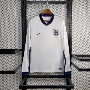 Camiseta de manga larga local de Inglaterra para la Eurocopa 2024/25