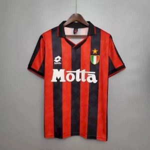 Camiseta retro local del AC Milan 1993/94