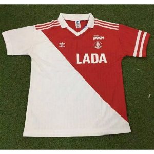 Camiseta retro local del AS Mónaco 91 1990-19