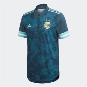 Camiseta auténtica de visitante de Argentina 2021, versión de jugador