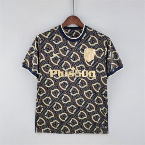 Camiseta con el logo dorado de la edición especial del Atlético de Madrid 2022/23