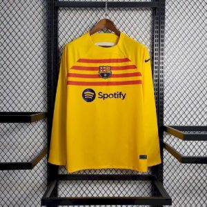 Camiseta de manga larga de visitante de la cuarta equipación del Barcelona 2022/23