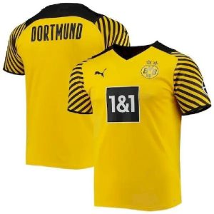 Réplica de la camiseta local del Borussia Dortmund - Amarillo/negro 2021/22