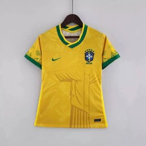 Camiseta especial de Brasil 2022 para mujer