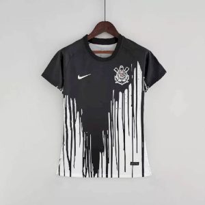 Camiseta prepartido del Corinthians 2022 para mujer