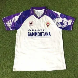 Camiseta retro de visitante de la Fiorentina 1994-95